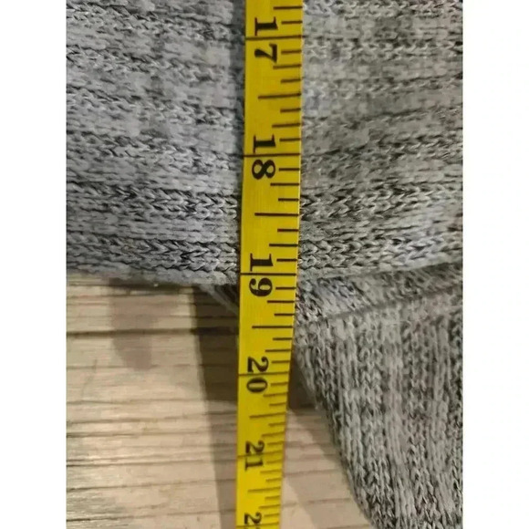 Koppen Women's Gray Sherpa-Lined Knit Hoodie Jacket Size M Casual Gorpcore - Picture 11 of 11